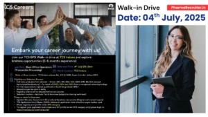 TCS BPS Walk-In Drive for Freshers in Indore – 4th July 2025