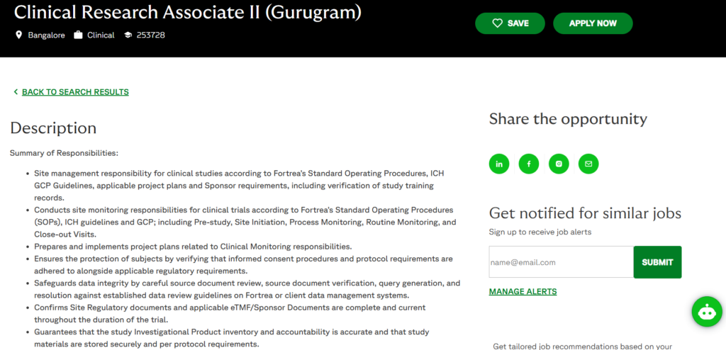 Fortrea Is Hiring for Clinical Research Associate II (Oncology)