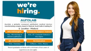 Aurolab is Hiring for Microbiologist, QC Chemist