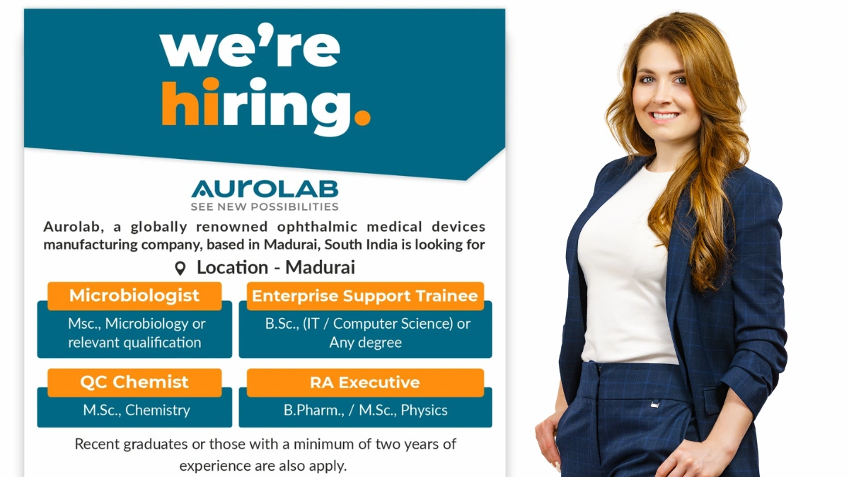 Aurolab is Hiring for Microbiologist, QC Chemist
