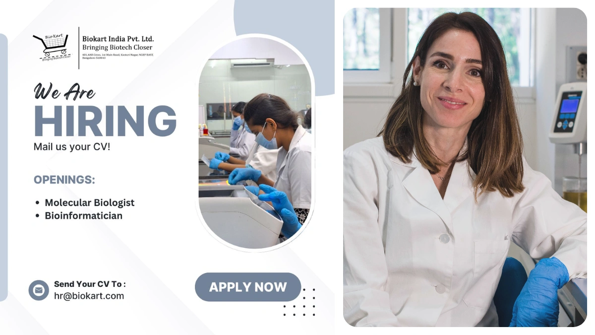Biokart India is Hiring for Molecular Biologist & Bioinformatician - Lab Technician