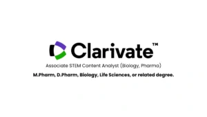 Clarivate Hiring – Associate STEM Content Analyst (Biology, Pharma)