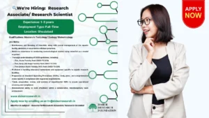 Dabur Research Foundation Hiring Toxicology Research Scientist in Ghaziabad