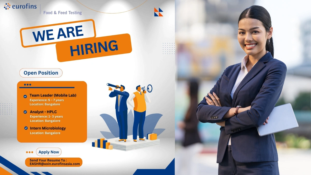 Eurofins Food & Feed Testing - Hiring for Analyst - HPLC, and Intern Microbiology