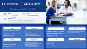 Honour Lab Walk-In Drive for R&D and Engineering Roles on 16th August