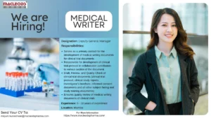 Macleods Pharmaceuticals - Medical Writer Job Vacancies in Mumbai