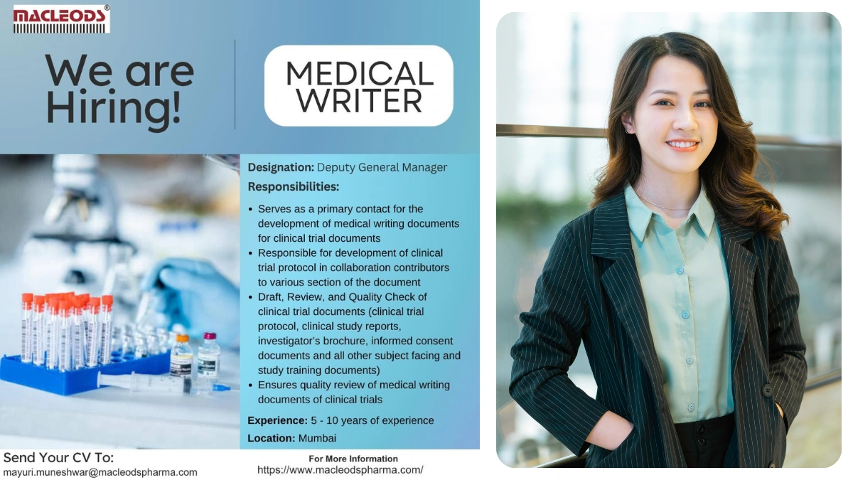 Macleods Pharmaceuticals - Medical Writer Job Vacancies in Mumbai