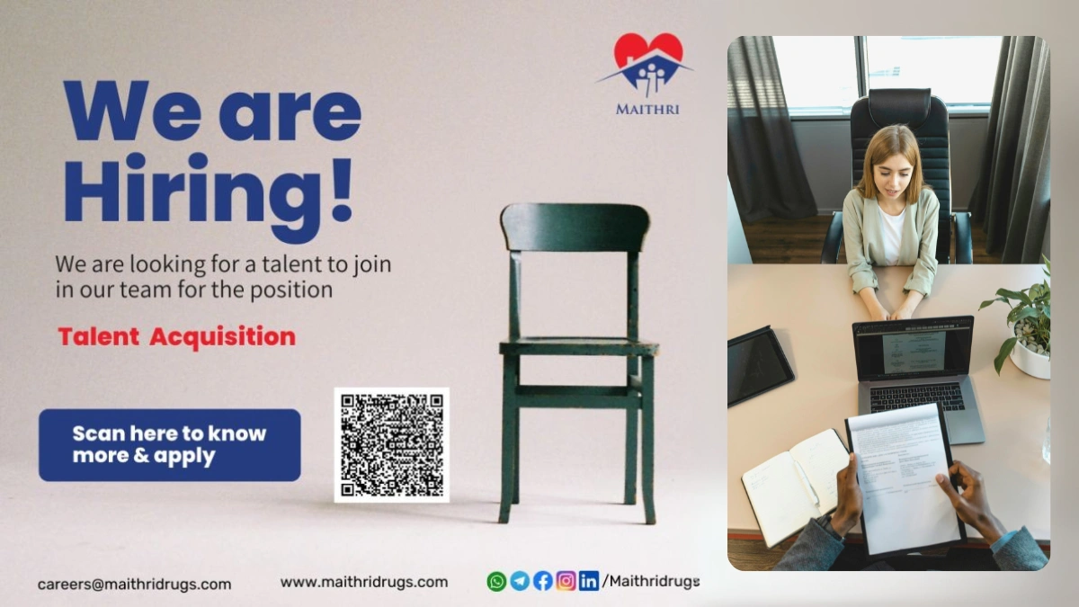 Maithri Drugs Private Limited is Hiring HR Executive