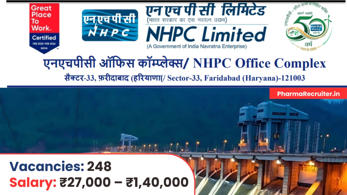 NHPC Limited Recruitment 2025 – Non-Executive Posts
