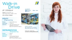 PI Industries Walk-in Drive for Engineering Jobs – Udaipur (31st August 2025)