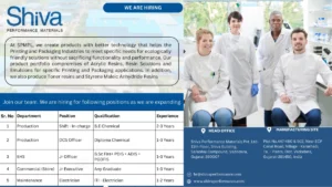 Shiva Performance Materials Careers – Hiring for B.E. & Diploma Chemical Candidates 2025
