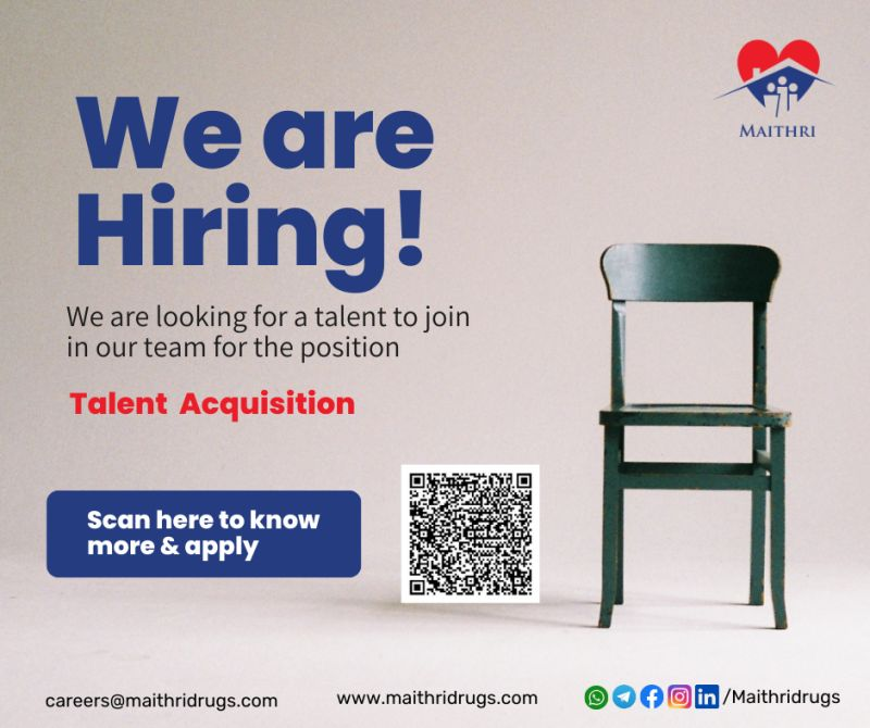 Maithri Drugs Private Limited is Hiring HR Executive 