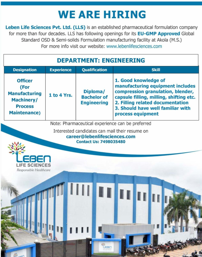 Leben Life Sciences Hiring