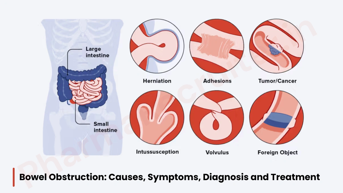 Bowel obstruction - Causes, Symptoms, Diagnosis and Treatment