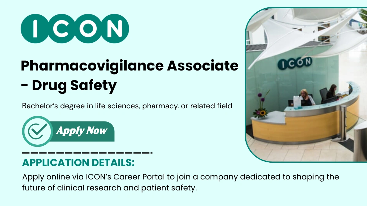 ICON Plc Hiring – PV Associate & Senior PV Associate – Chennai