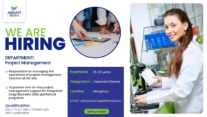 Jubilant Biosys Limited Hiring – Associate Director, Project Management