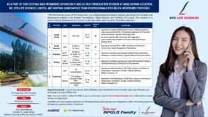RPG Life Sciences Walk-in Interviews for Production, QA, QC, Packing and Engineering Roles on 28th September