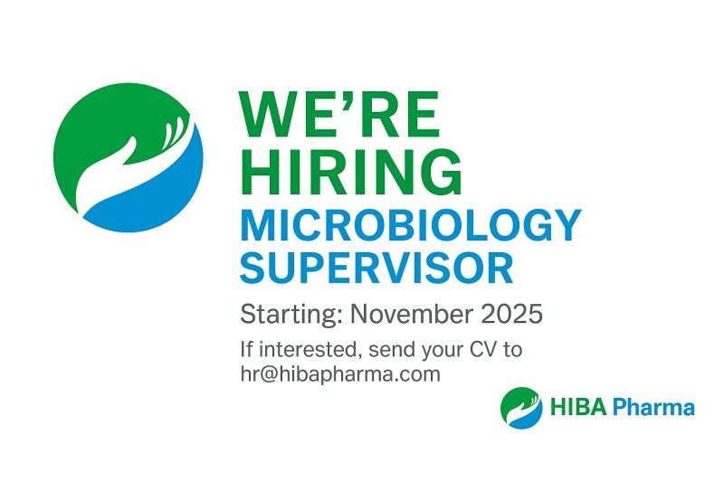Hiba Pharma is Hiring for Microbiology Supervisor in Abu Dhabi
