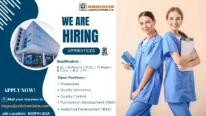 Apprenticeship @ Unichem Laboratories Entry-Level Pharma Jobs in North Goa