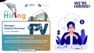 Lambda Therapeutic Research is Hiring a Manager - Medical Reviewer