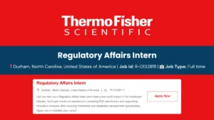 Regulatory Affairs Intern @ Thermo Fisher - Remote Pharma Internships in the US [$5,000 Stipend]