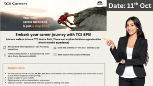 Walk-in Drive for Back Office Jobs at TCS BPS - Data Processing Roles in Mumbai