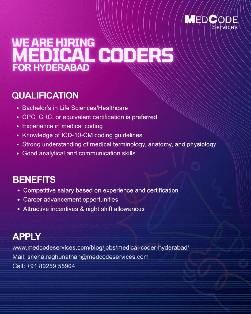 MEDCODE Services - Immediate Hiring for Medical Coding
