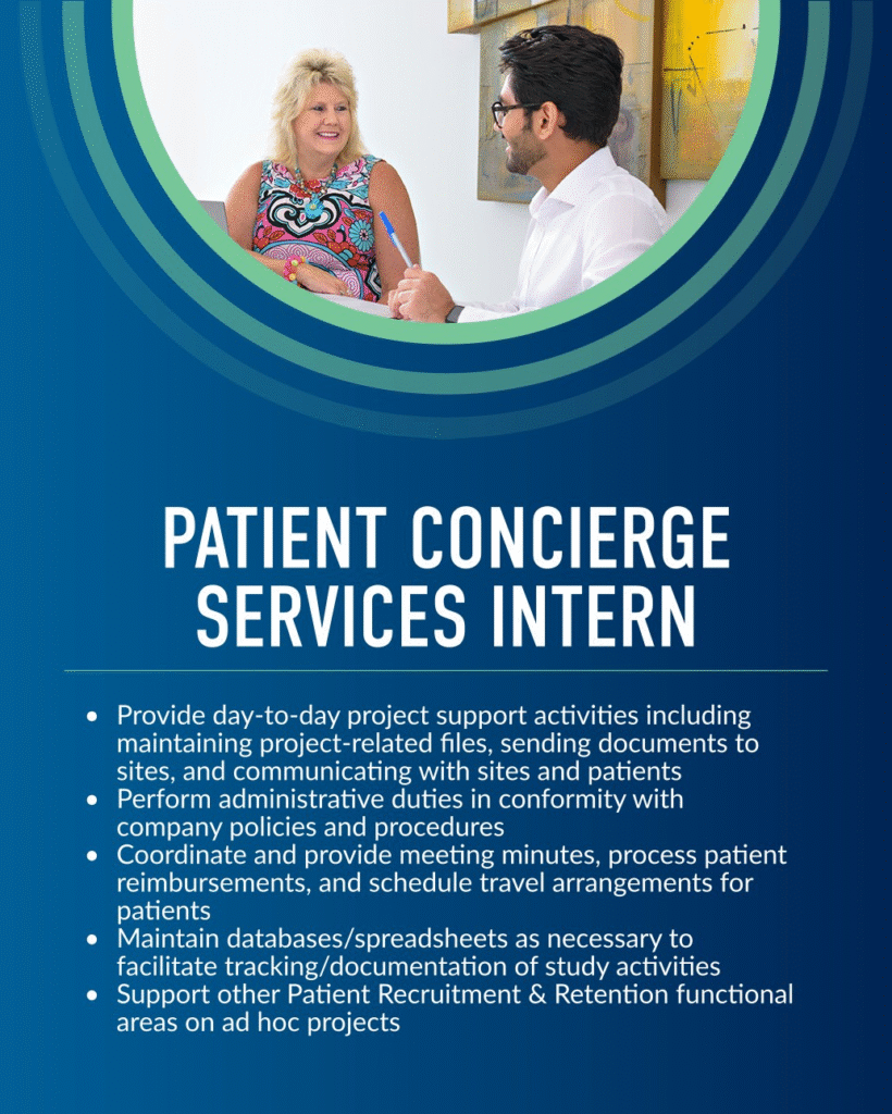 Medpace Patient Concierge Services Intern