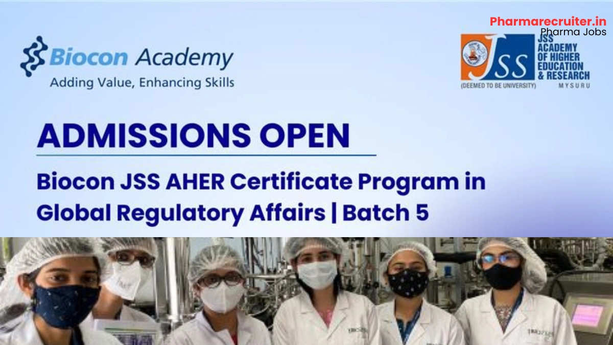 Biocon Academy – Certificate Program in Global Regulatory Affairs (Batch 5)