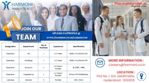 Executive Positions @ Harmoni Analyticals