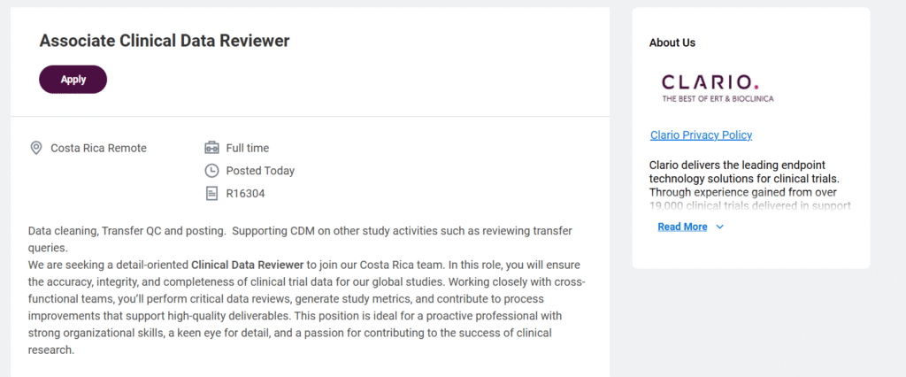 Associate Clinical Data Reviewer Job: Exciting Pharma Jobs Opportunity in Clinical Research