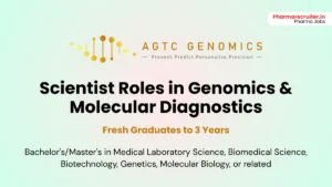 AGTC Genomics Hiring Scientist