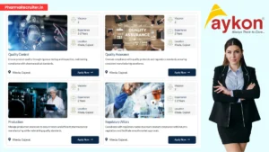 Aykon Biosciences Hiring for QA, QC, Production & Regulatory Affairs