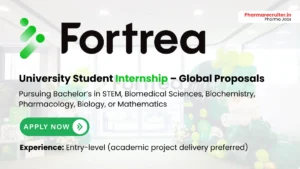 Fortrea University Student Internship 2025 - Global Proposals Roles in Leeds
