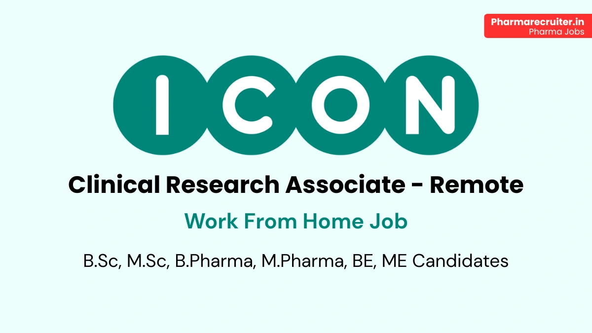 ICON plc Hiring for Clinical Research Associate