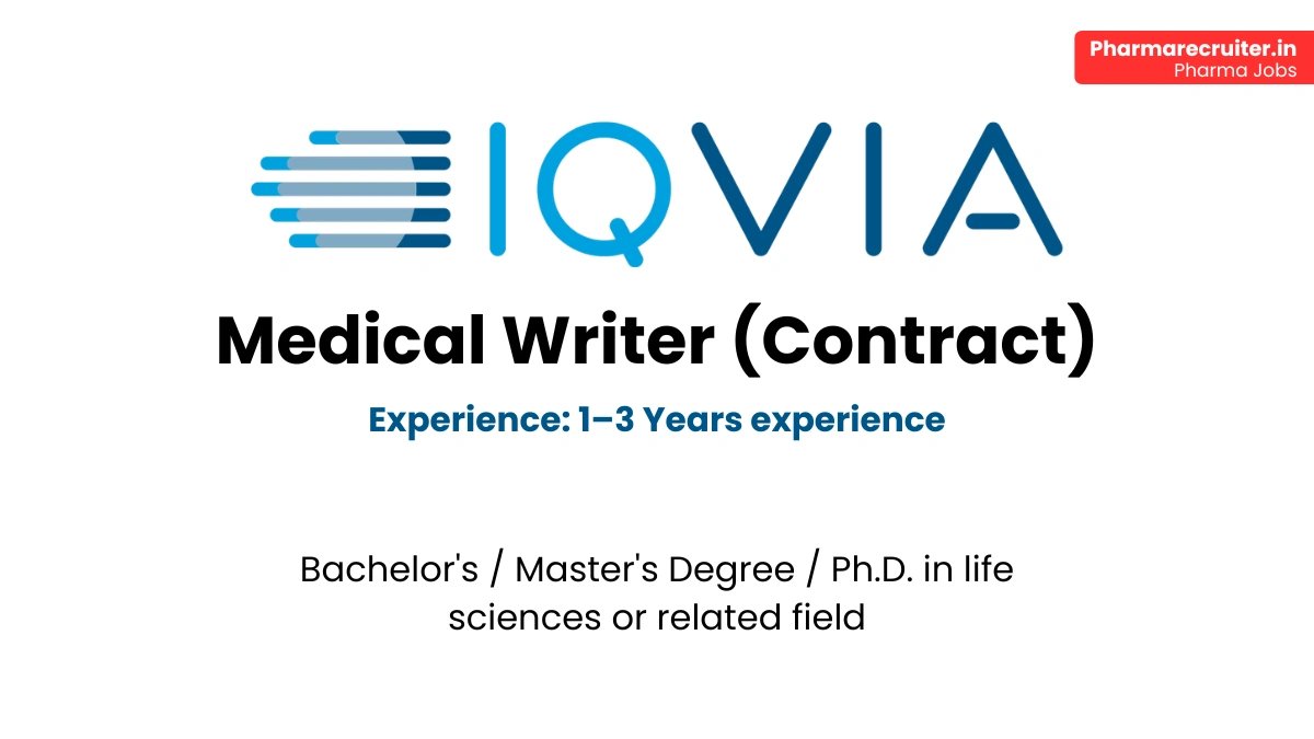 IQVIA Hiring for Medical Writer Contract Job in Kuala Lumpur 2025