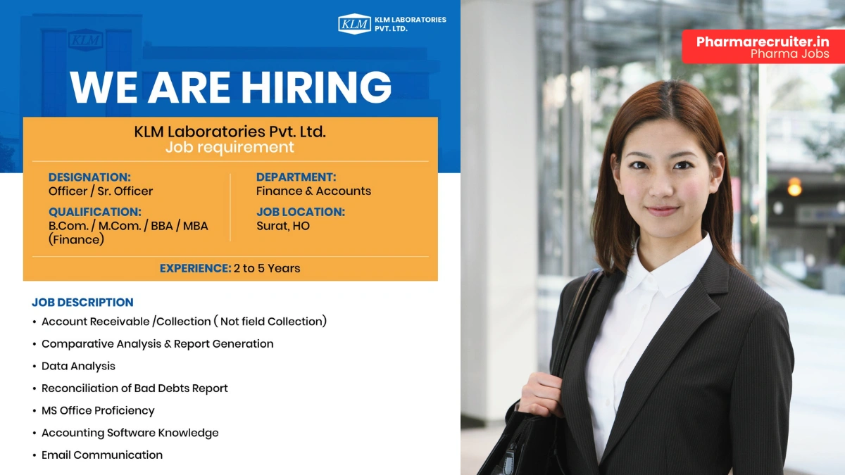 KLM Laboratories Pvt. Ltd. Hiring