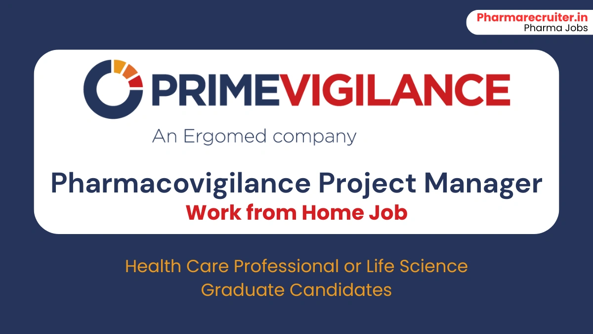 PrimeVigilance Hiring for Pharmacovigilance Project Manager Job