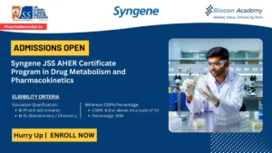 Syngene JSS AHER Certificate Program