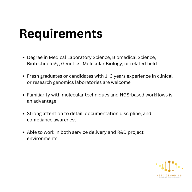 AGTC Genomics Hiring 3