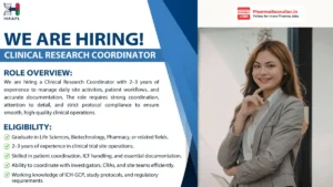 HRAPL Walk-in – Clinical Research Coordinator Job in Nagpur