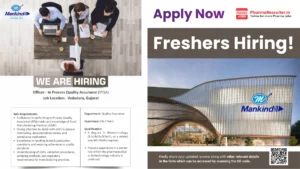 Mankind Pharma Hiring Officer - In Process Quality Assurance (IPQA)