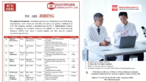 Danopharm Chemicals Walk-in Interviews – Multiple Vacancies