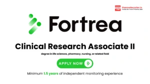 Fortrea Hiring for Clinical Research Associate II (CRA II)