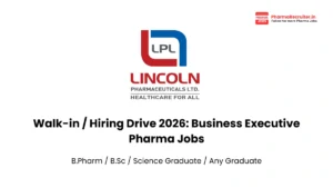 Lincoln Pharmaceuticals Walk-in Drive 2026