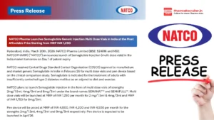 Natco Pharma Launches Affordable Generic Semaglutide Multi-Dose Vials