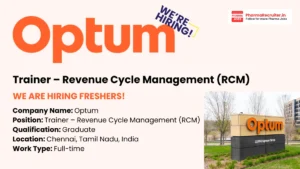 Optum Hiring Trainer – Revenue Cycle Management (RCM)