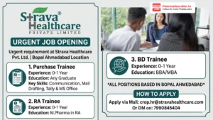 Strava Healthcare Pvt. Ltd. Urgent Hiring 2026