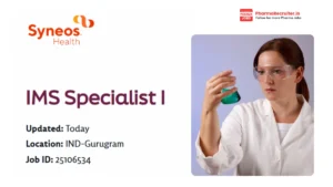 Syneos Health Hiring – IMS Specialist I