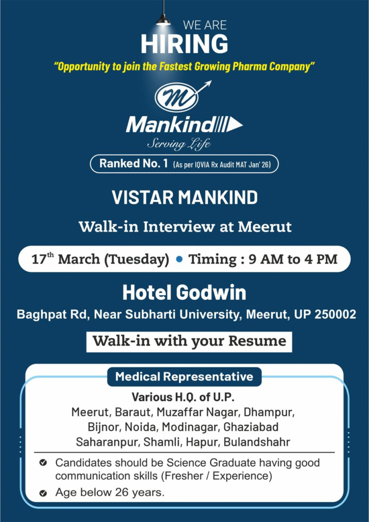 Mankind Pharma Walk-in
